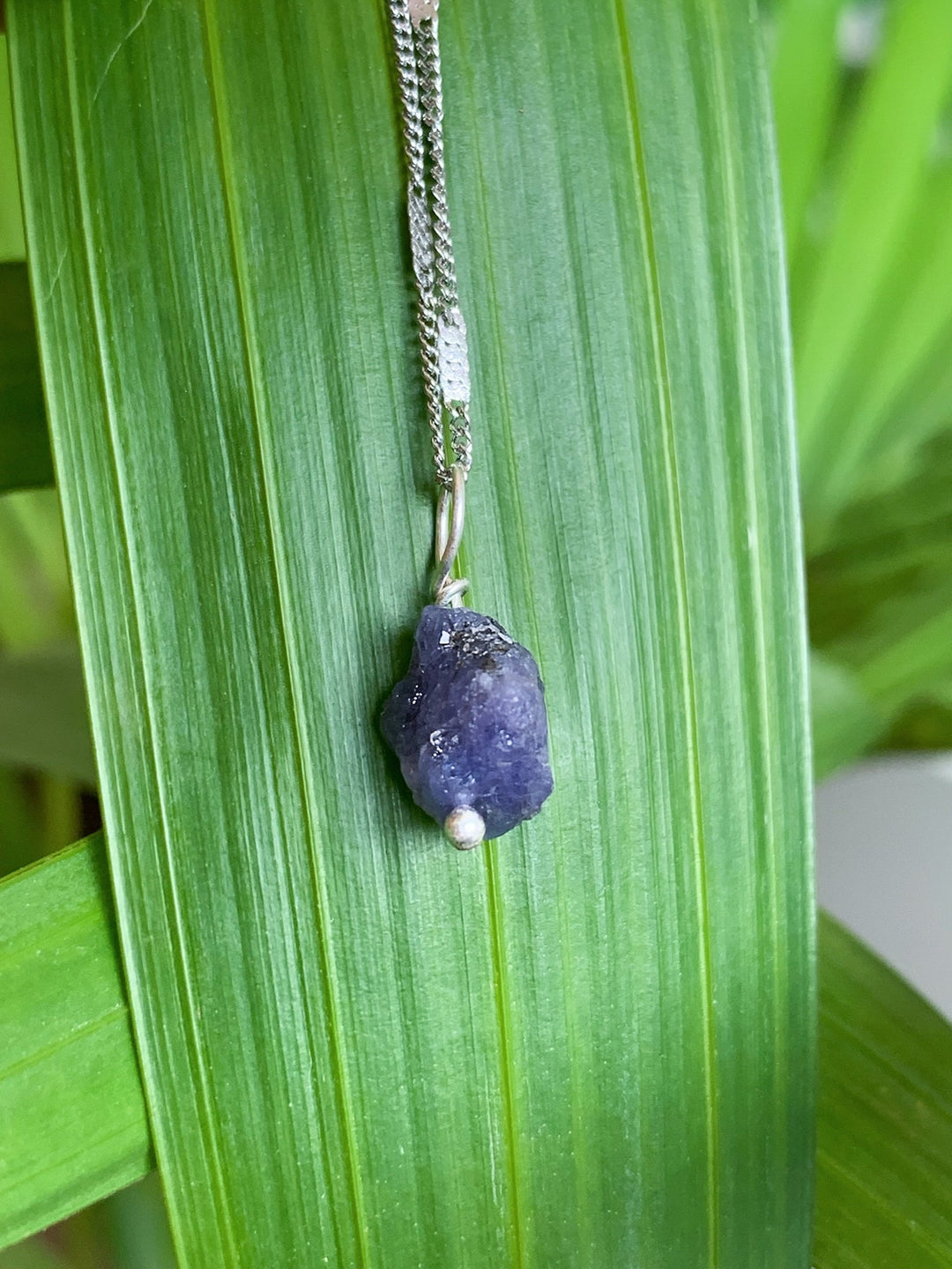 Tansanit Anhänger Silber - SoulGlow - Anhänger mit Öse, balance, blau