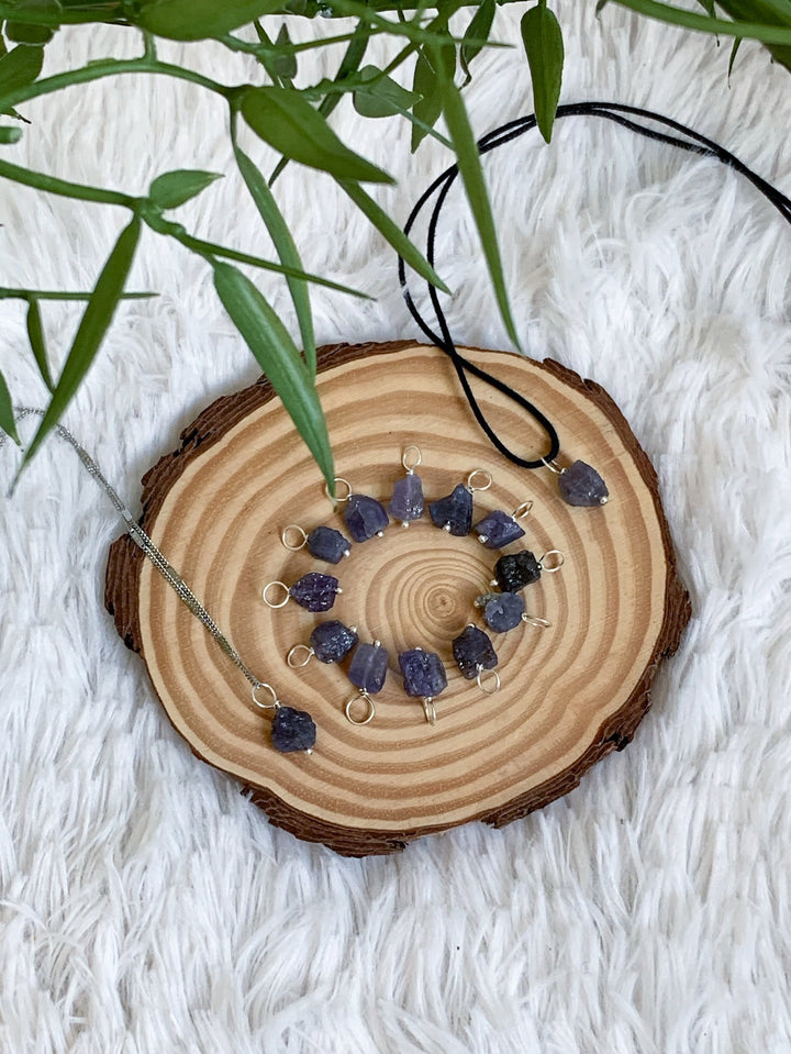 Tansanit Anhänger Silber - SoulGlow - Anhänger mit Öse, balance, blau