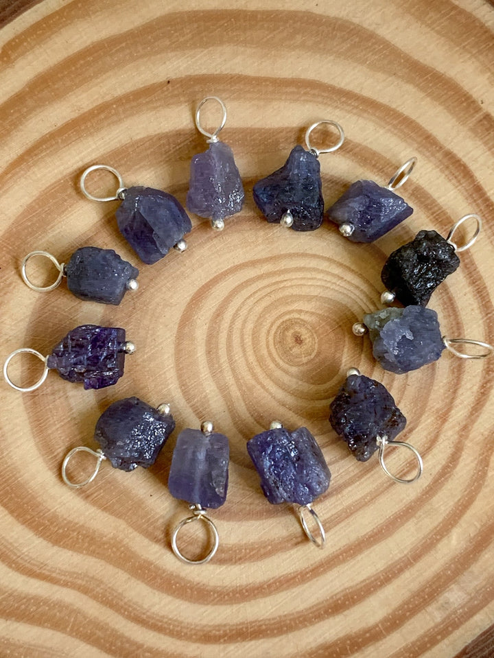 Tansanit Anhänger Silber - SoulGlow - Anhänger mit Öse, balance, blau