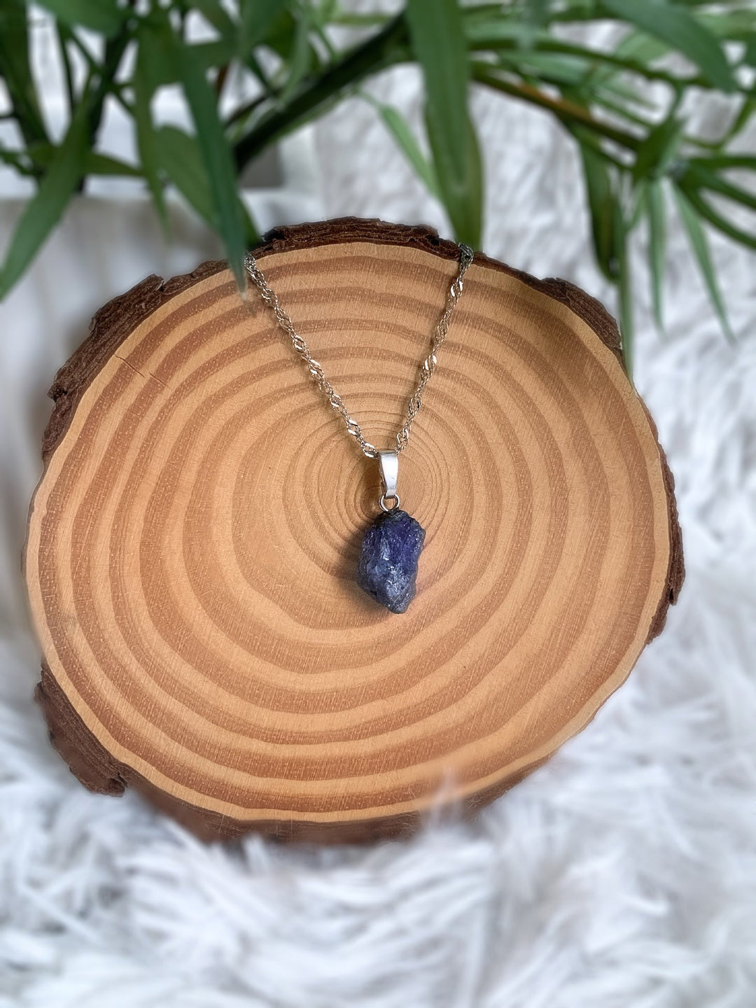 Tansanit Kette Unikat - Silberfarben - SoulGlow - blau, not - on - sale, Schmuck