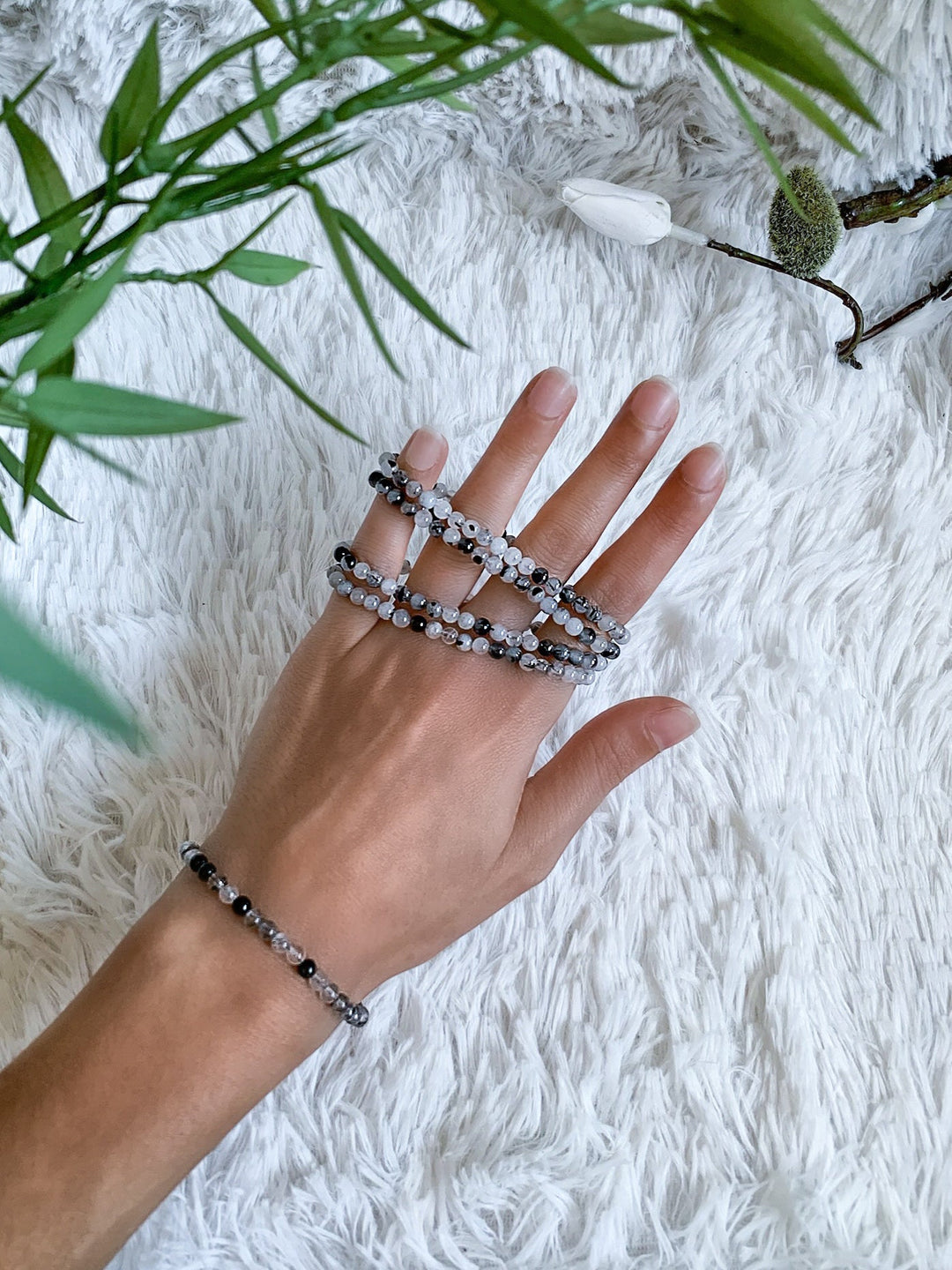 Turmalinquarz Armband - SoulGlow - Armband, balance, Erholung & Wohlbefinden