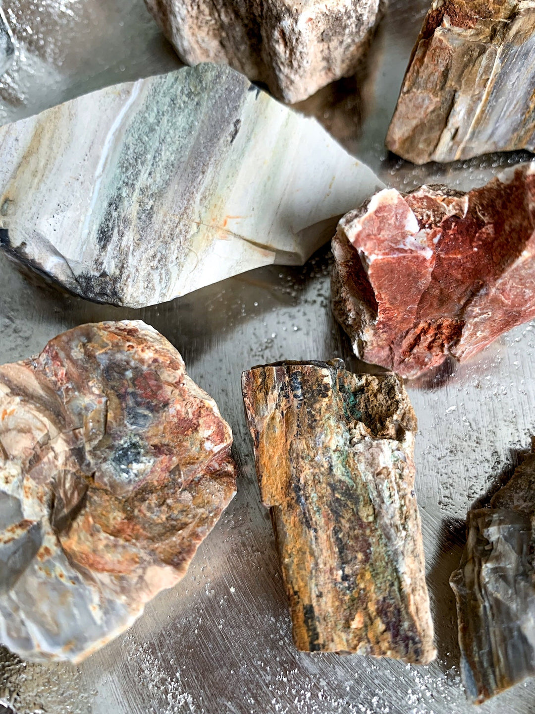 Versteinertes Holz Rohstein - SoulGlow - balance, braun, Kristall