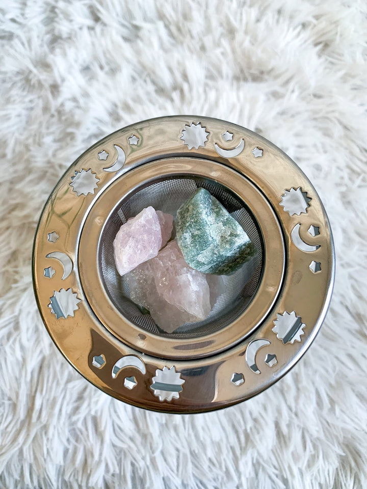 Wassersteine | Byebye Stress | Mondstein, Aventurin, Rosenquarz - SoulGlow - Aventurin, balance, Energie