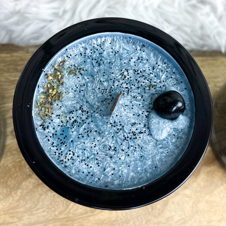 Zeremoniekerze Schutz – Zimt, Vanille - SoulGlow - Aura, Karneol, Kerzen