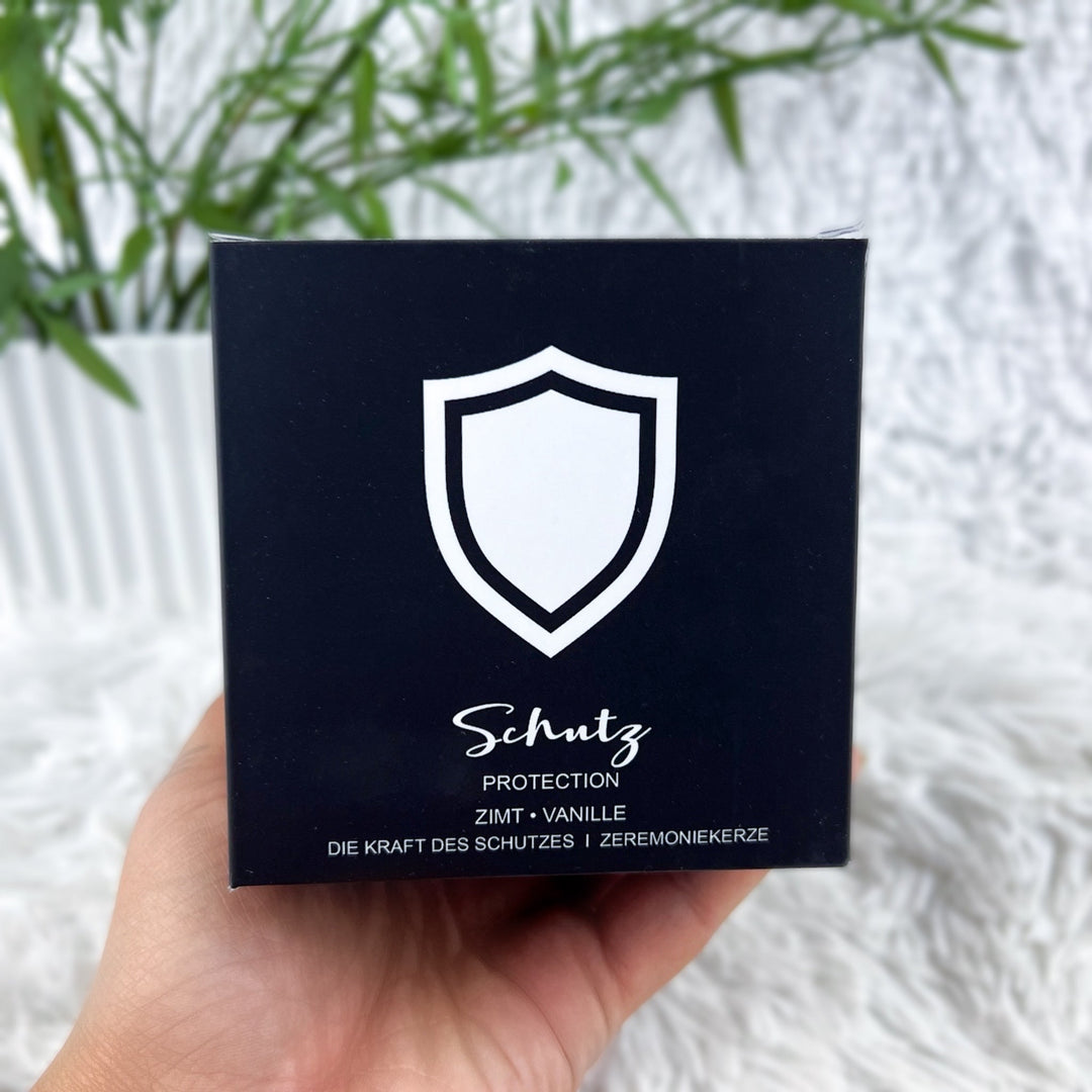 Zeremoniekerze Schutz – Zimt, Vanille - SoulGlow - Aura, Karneol, Kerzen