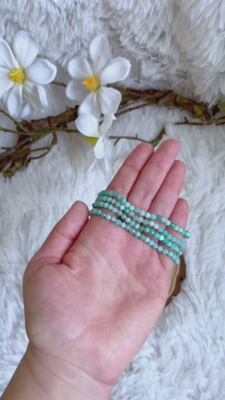 Amazonit Armband | facettiert