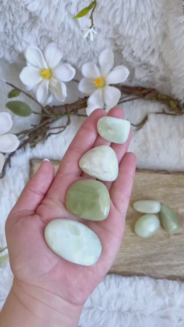 Jade Serpentin Trommelsteine